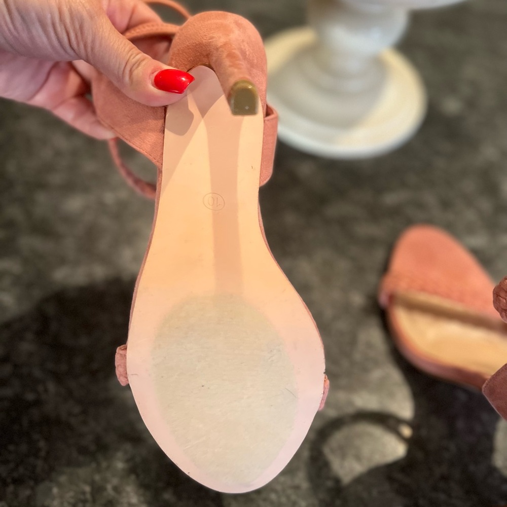 Fashion Nova Set Fire Heeled Sandal - Blush (NWOB) - Picture 15 of 15